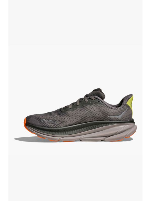 HOKA CLIFTON 9 GTX ASPHALT GREY GRAVEL HOKA CLIFTON 9 GTX ASPHALT GREY GRAVEL