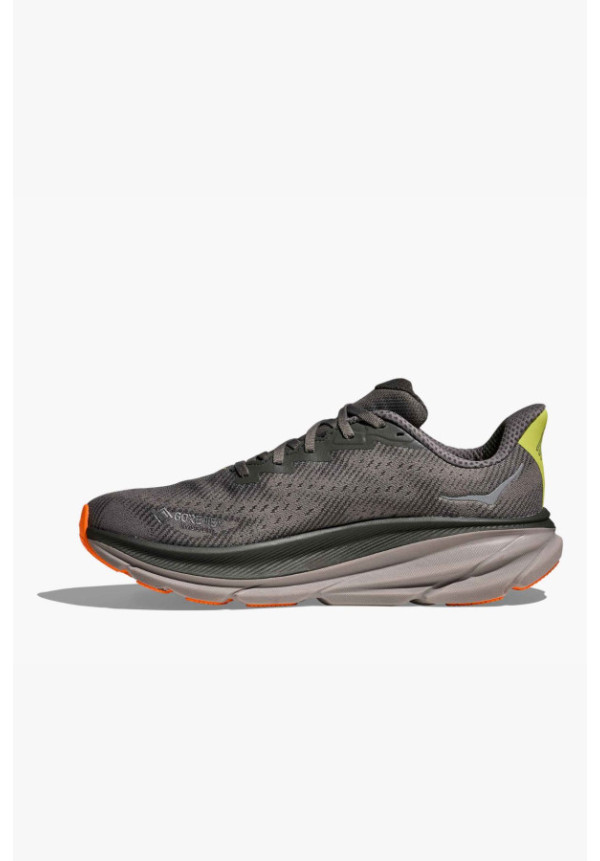 HOKA CLIFTON 9 GTX ASPHALT GREY GRAVEL