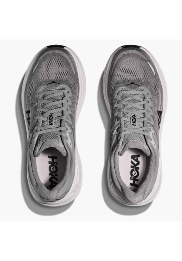 HOKA BONDI 9 GALACTIC GREY STELLAR GREY