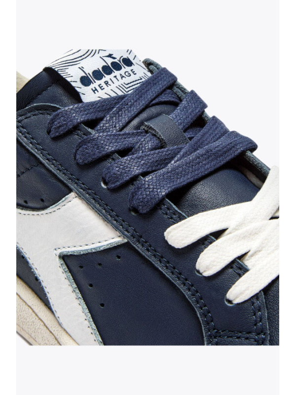 DIADORA HERITAGE PRESTIGE USED BLUE CASPIAN SEA DIADORA HERITAGE PRESTIGE USED BLUE CASPIAN SEA