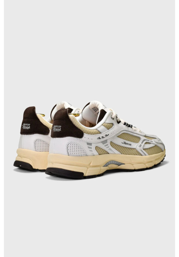 MERCER BRAND RE-RUN VINTAGE WHITE BROWN