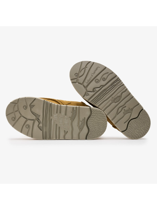 SATORISAN UWABAKI CLOG SUEDE MID BROWN