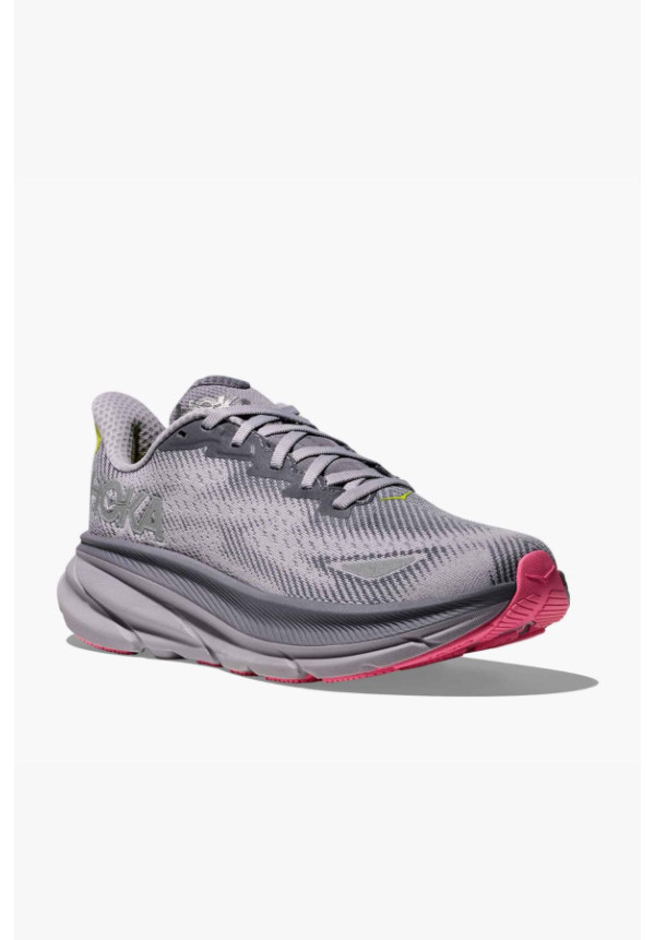 HOKA CLIFTON 9 GTX GREY SKIES FOGGIE GREY