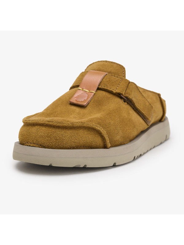 SATORISAN UWABAKI CLOG SUEDE MID BROWN