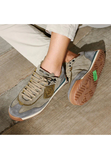 SATORISAN ENSO SUEDE PEAT GREEN
