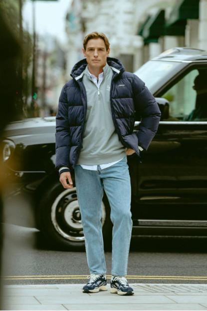 MERCER BRAND RE-RUN VINTAGE NAVY