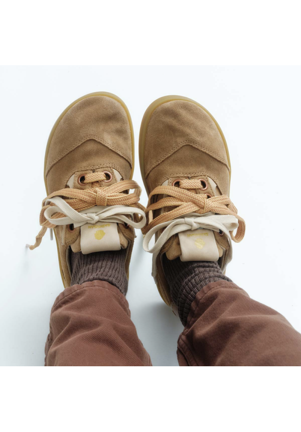 SATORISAN HATKO SUEDE FADDED CHESTNUT