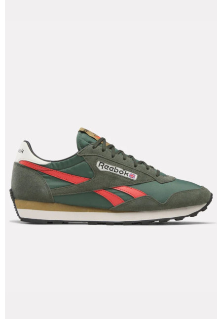 REEBOK AZTEC II GREEN ORANGE BEIGE