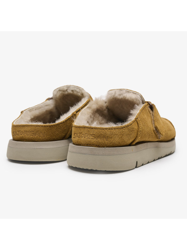 SATORISAN UWABAKI CLOG SUEDE MID BROWN