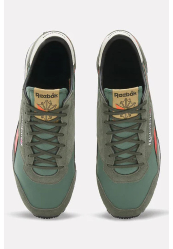 REEBOK AZTEC II GREEN ORANGE BEIGE