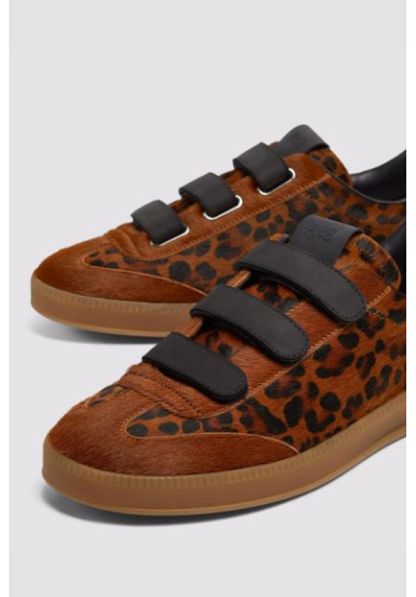 P448 CAPRI LEOPARD BROWN LEO DARK