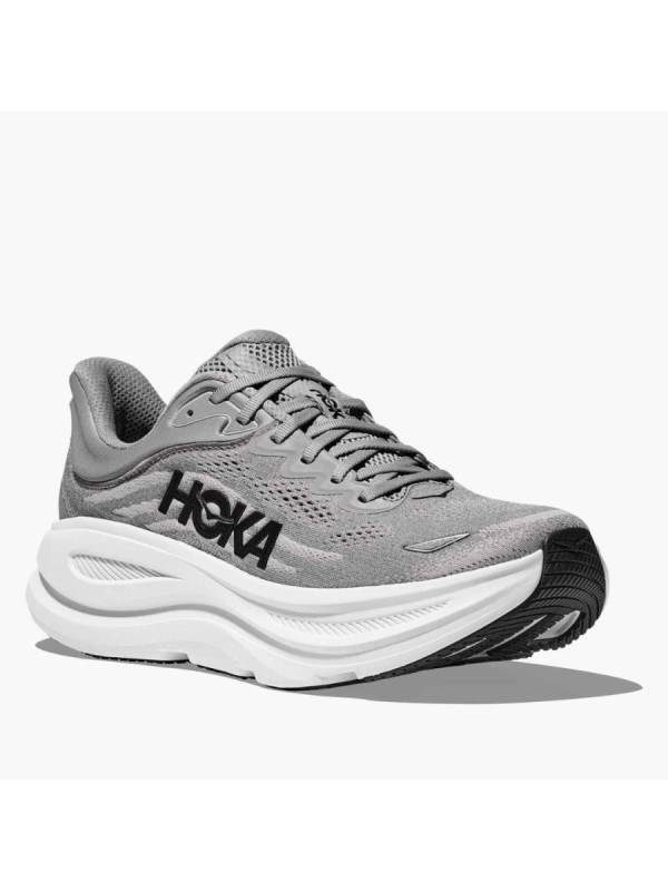 HOKA BONDI 9 GALACTIC GREY STELLAR GREY
