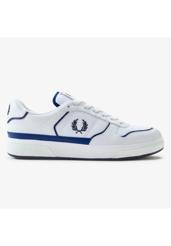 FRED PERRY B300 WHITE -NAVY