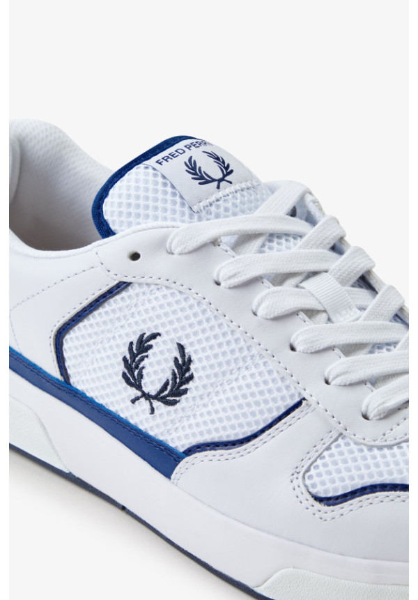 FRED PERRY B300 WHITE -NAVY