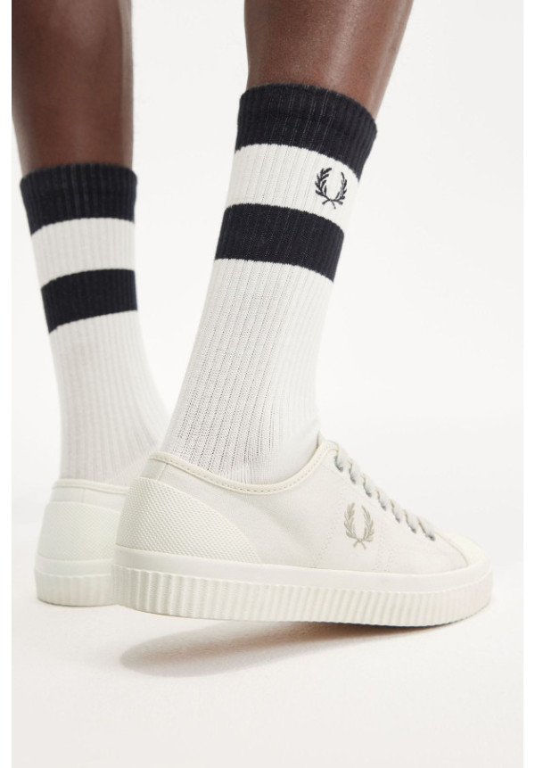 FRED PERRY HUGHES CANVAS LIGHT ECRU OATMEAL