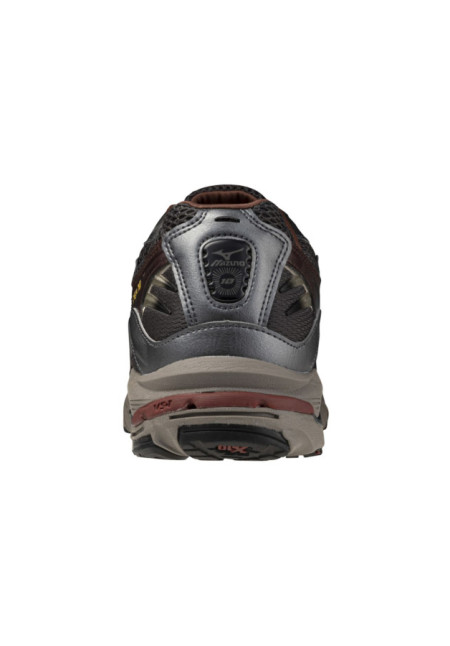 MIZUNO WAVE RIDER 10 BLACK SAND BLACK CHICORY COFFEE