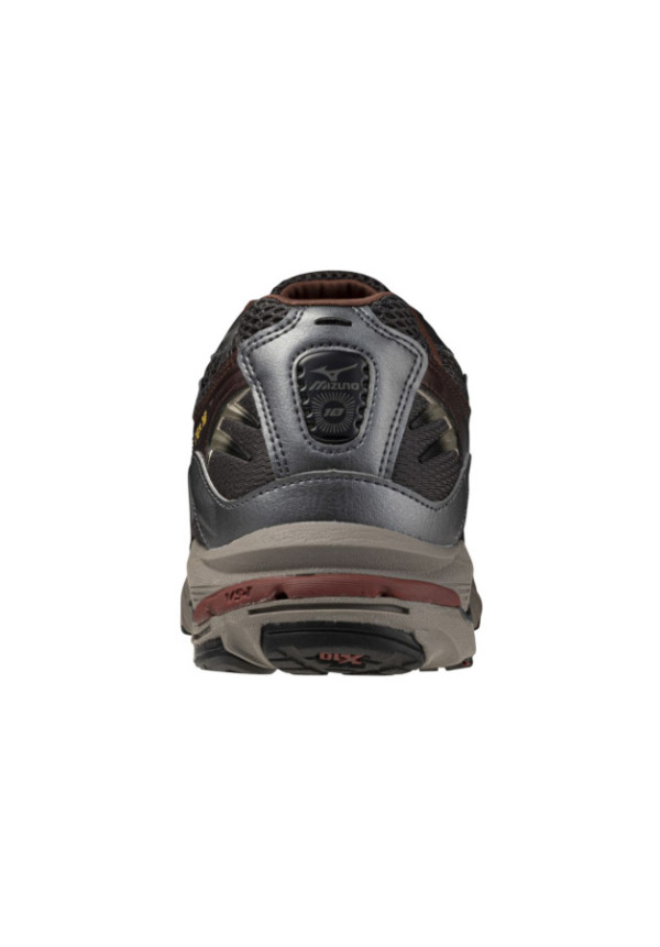 MIZUNO WAVE RIDER 10 BLACK SAND BLACK CHICORY COFFEE