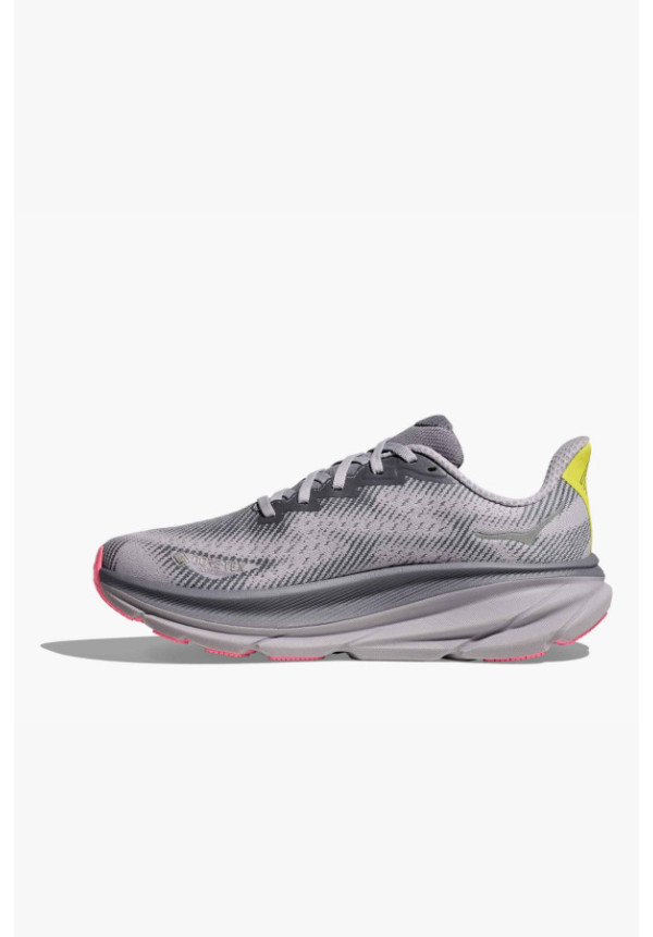 HOKA CLIFTON 9 GTX GREY SKIES FOGGIE GREY