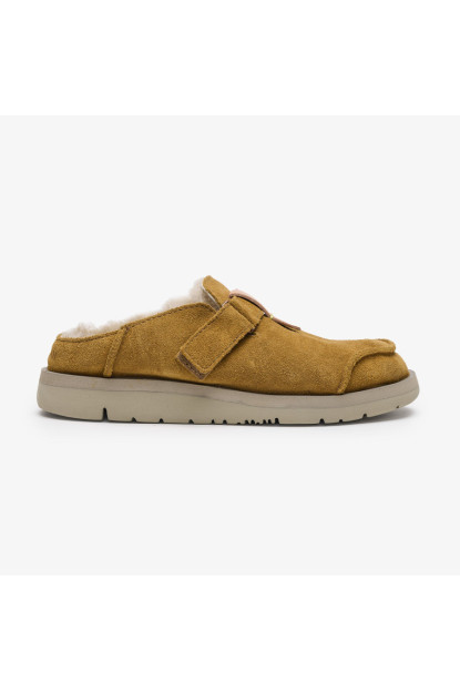 SATORISAN UWABAKI CLOG SUEDE MID BROWN