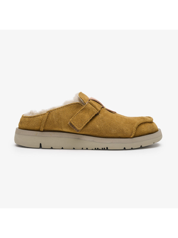 SATORISAN UWABAKI CLOG SUEDE MID BROWN