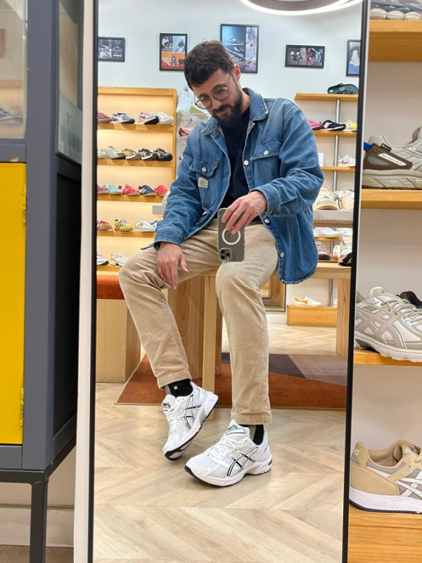 ASICS GEL 1130 WHITE BLACK