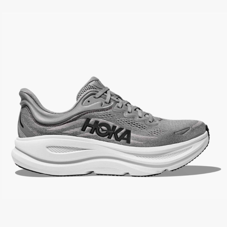 HOKA BONDI 9 GALACTIC GREY STELLAR GREY