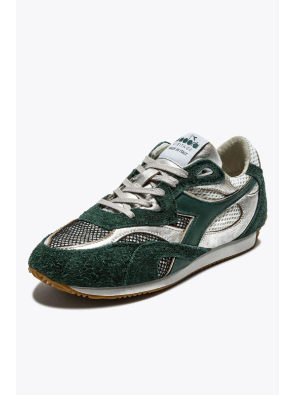 DIADORA HERITAGE EQUIPE REVENGE ITALIA USED GREEN TREKING DIADORA HERITAGE EQUIPE REVENGE ITALIA USED GREEN TREKING