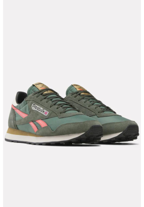 REEBOK AZTEC II GREEN ORANGE BEIGE