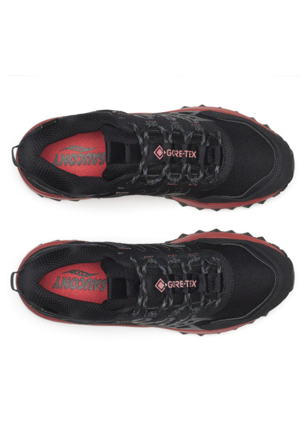 SAUCONY GRID PEAK GTX BLACK BRICK