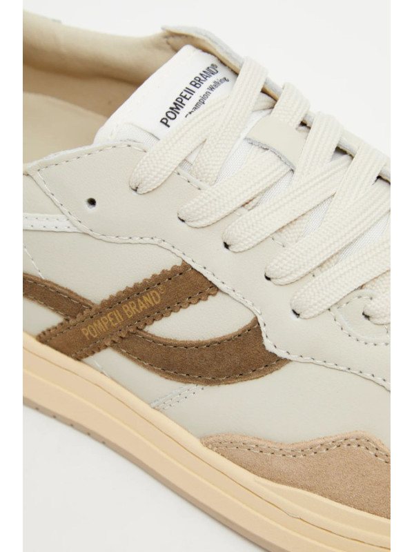 POMPEII ELAN PIPPA LEATHER ECRU SAND ALOE