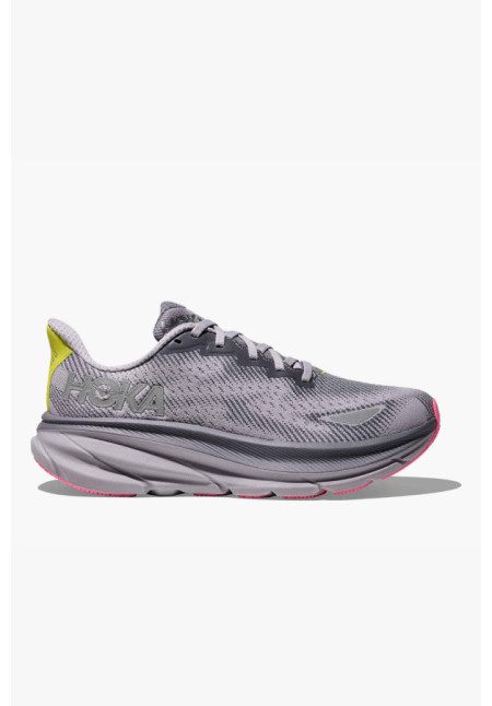 HOKA CLIFTON 9 GTX GREY SKIES FOGGIE GREY
