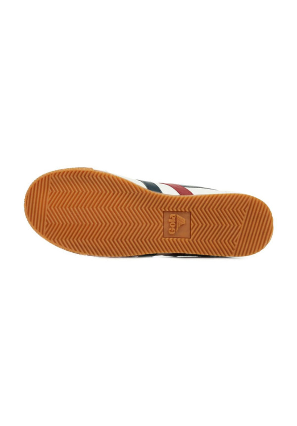 GOLA HARRIER LEATHER WHITE/NAVY/RED