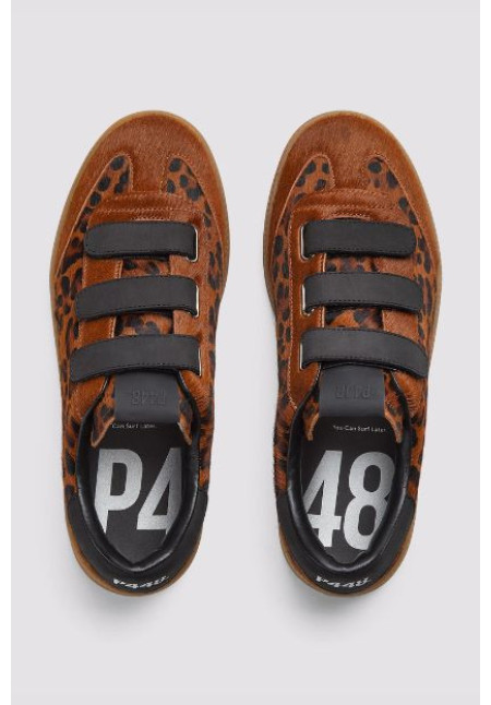 P448 CAPRI LEOPARD BROWN LEO DARK