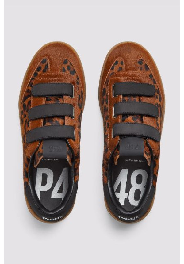 P448 CAPRI LEOPARD BROWN LEO DARK