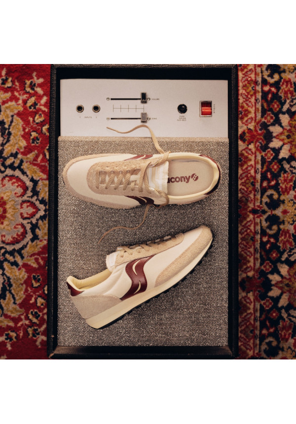 SAUCONY TRAINER 80 OG BEIGE BURGUNDY