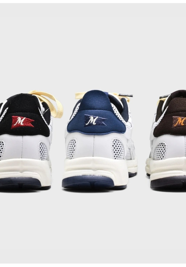 THE MERCER BRAND MERCER THE RE-RUN FLAG WHITE BLUE