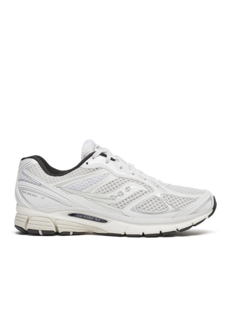 SAUCONY PROGRID GUIDE 7 WHITE BLACK