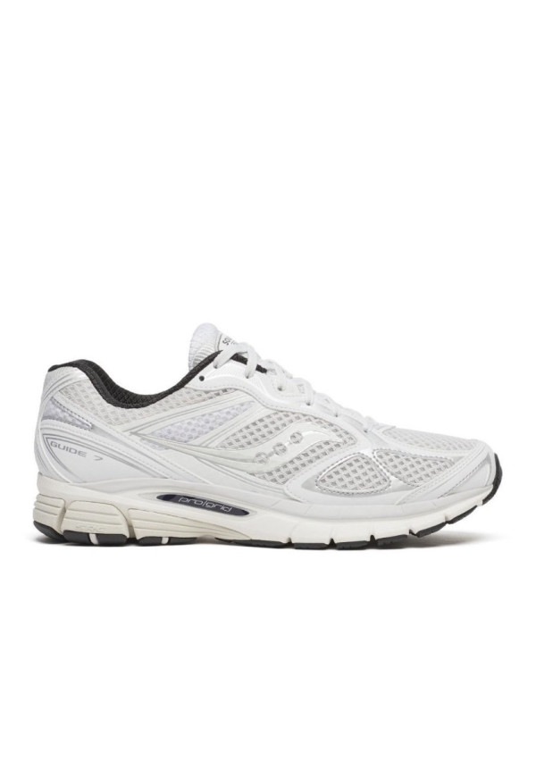SAUCONY PROGRID GUIDE 7 WHITE BLACK