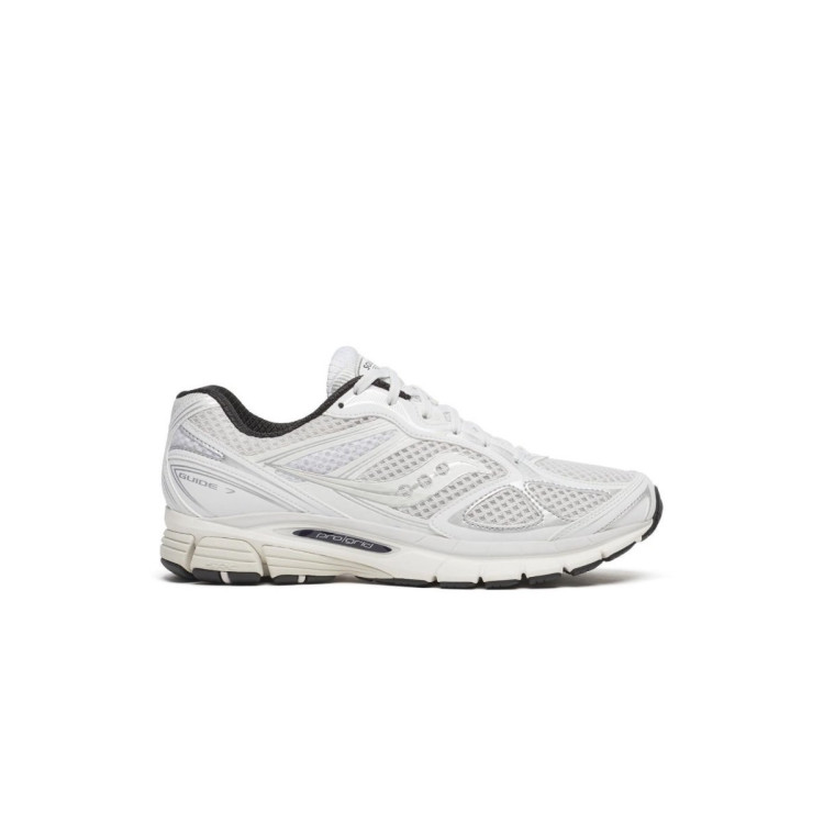SAUCONY PROGRID GUIDE 7 WHITE BLACK