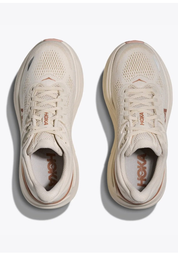 HOKA BONDI 9 OAT MILK ROSE GOLD