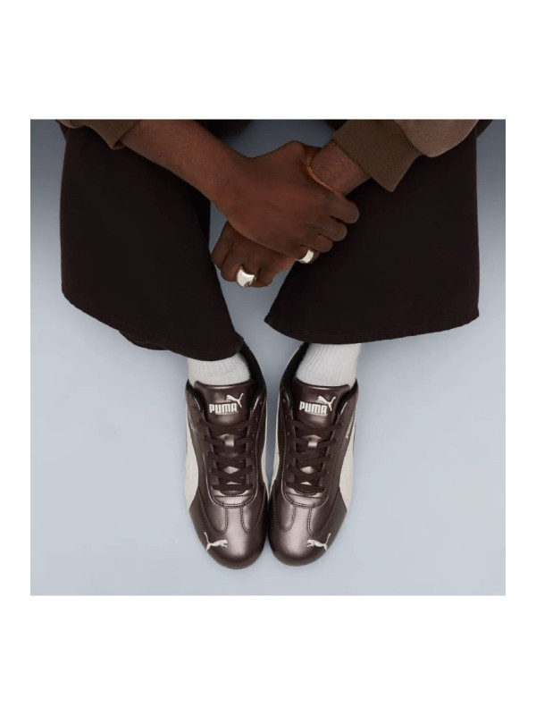 PUMA SPEEDCAT METALLIC WARM BROWN WARM WHITE