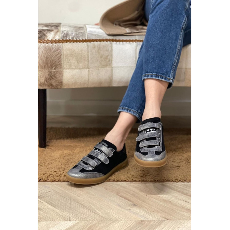 P448 CAPRI VELCRO MONZA BLACK