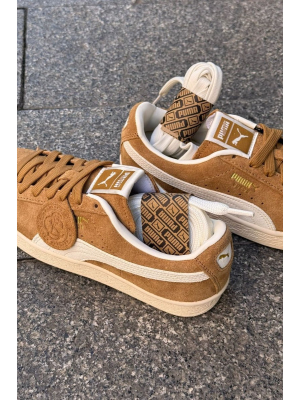 PUMA SUEDE CHARLES F.STEAD V HONEY BUTTER PUMA WHITE