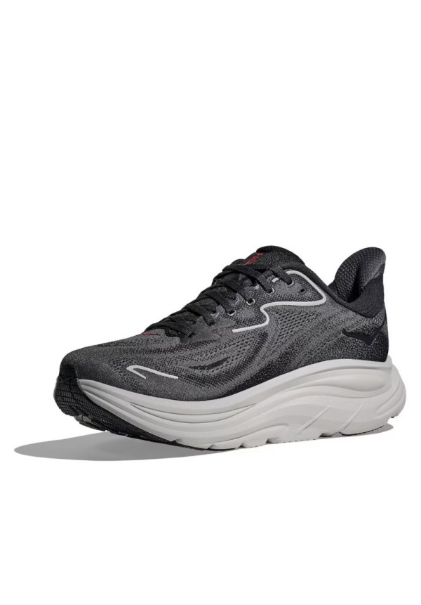 HOKA CLIFTON 10 CARBON BLACK SATELLITE GREY