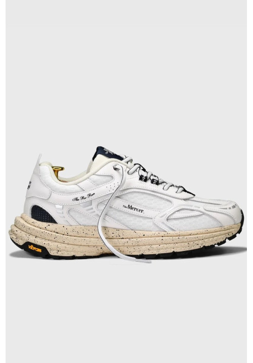 MERCER BRAND THE RE-RUN VIBRAM WHITE BLUE