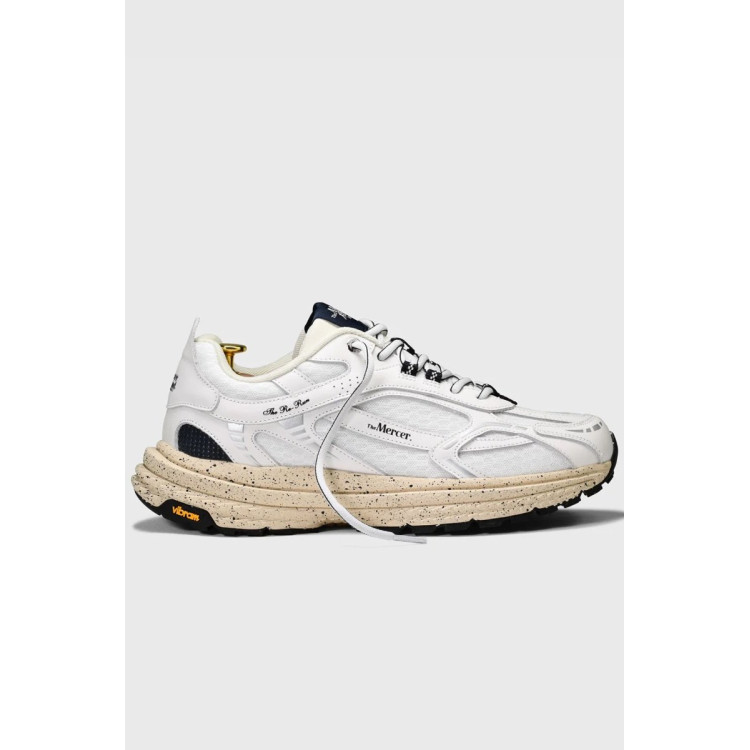 MERCER BRAND THE RE-RUN VIBRAM WHITE BLUE