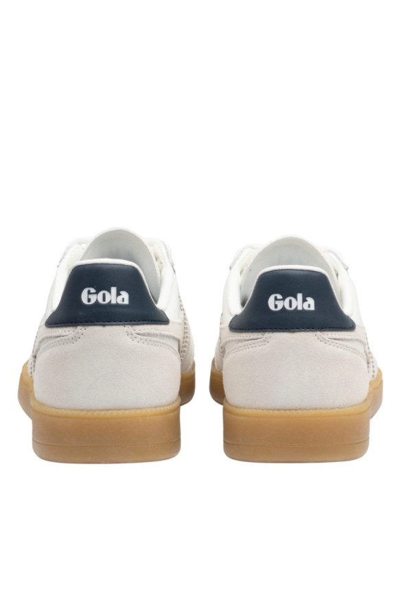 GOLA VIPER LEATHER TRAINER WHITE WHITE NAVY GUM