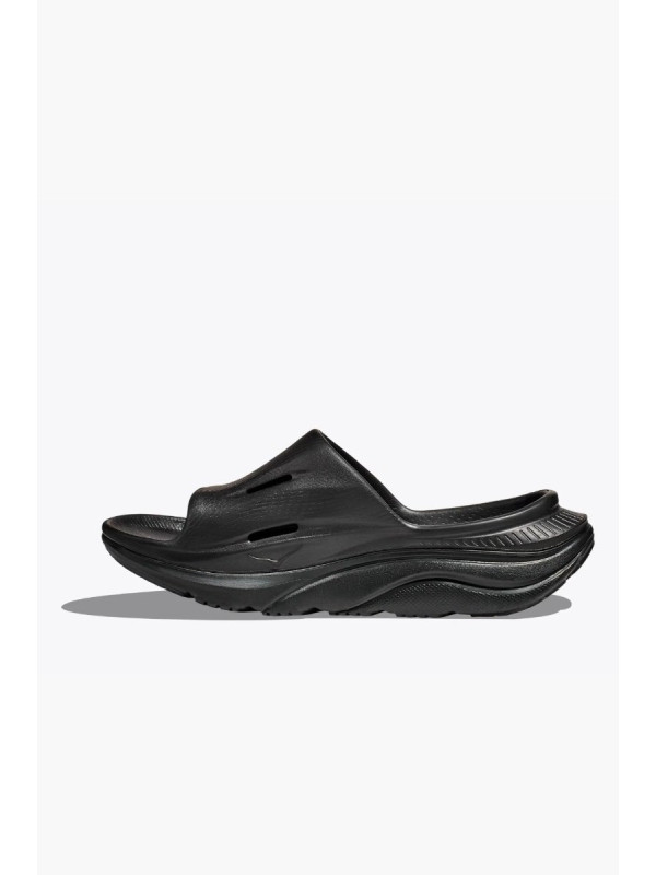 HOKA ORA RECOVERY SLIDE 3 BLACK BLACK