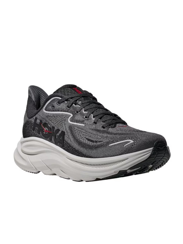 HOKA CLIFTON 10 CARBON BLACK SATELLITE GREY