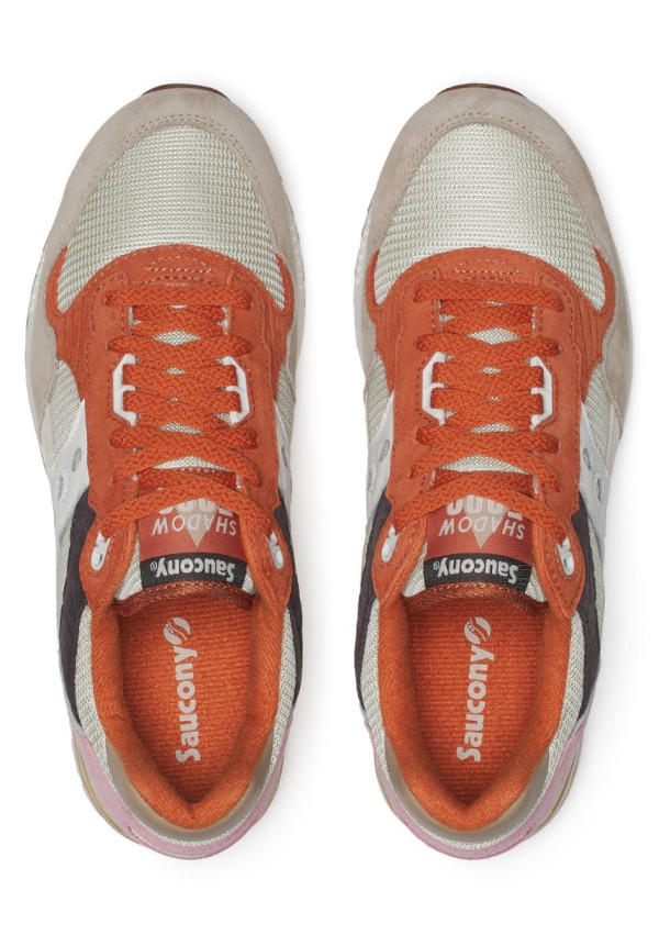 SAUCONY SHADOW 5000 EGGSHELL RUST CREME